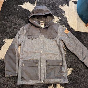 Fjallraven Greenland Re-wool hooded parka Size Large